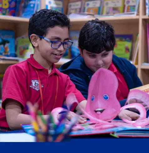 Multicultural elementary school students in Al Khobar